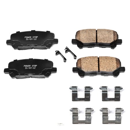 Powerstop Z17 Evolution Plus Disc Brake Pad - Rear, 17-1281 17-1281