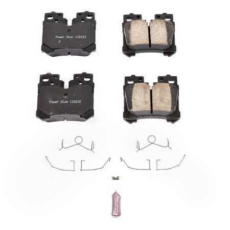 Powerstop Z17 Evolution Plus Disc Brake Pad - Rear, 17-1283 17-1283