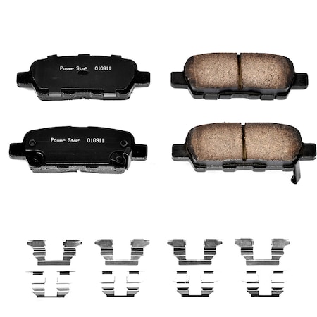 Powerstop Z17 Evolution Plus Disc Brake Pad - Rear, 17-1288 17-1288