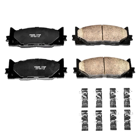 Powerstop Z17 Evolution Plus Disc Brake Pad - Front, 17-1293 17-1293
