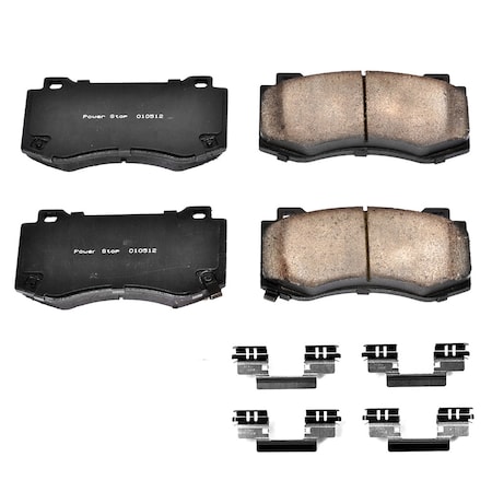 Powerstop Z17 Evolution Plus Disc Brake Pad - Front, 17-1298 17-1298