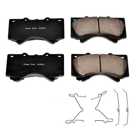 Powerstop Z17 Evolution Plus Disc Brake Pad - Front, 17-1303 17-1303