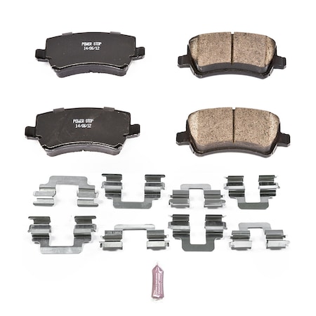 Powerstop Z17 Evolution Plus Disc Brake Pad - Rear, 17-1307 17-1307