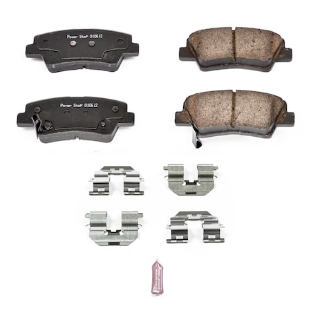 Powerstop Z17 Evolution Plus Disc Brake Pad - Rear, 17-1313 17-1313