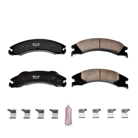 Powerstop Z17 Evolution Plus Disc Brake Pad - Rear, 17-1329 17-1329