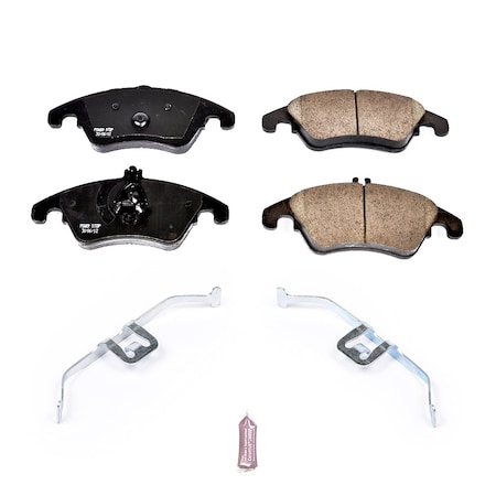 Powerstop Z17 Evolution Plus Disc Brake Pad - Front, 17-1342 17-1342
