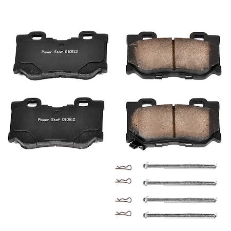 Powerstop Z17 Evolution Plus Disc Brake Pad - Rear, 17-1347 17-1347