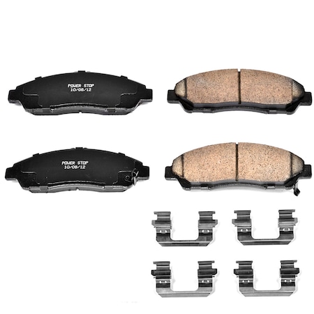 Powerstop Z17 Evolution Plus Disc Brake Pad - Front, 17-1378 17-1378