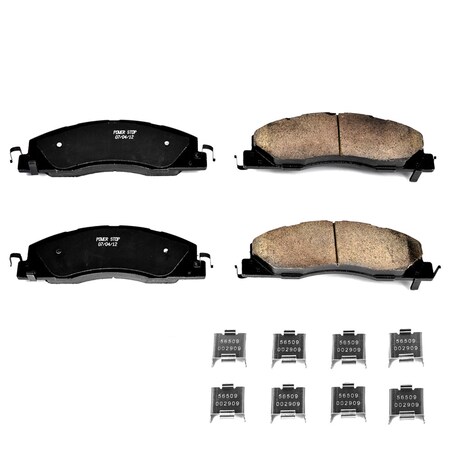 Powerstop Z17 Evolution Plus Disc Brake Pad - Front, 17-1399 17-1399