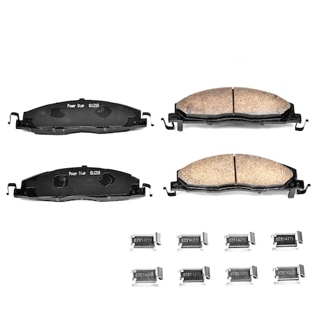 Powerstop Z17 Evolution Plus Disc Brake Pad - Rear, 17-1400 17-1400