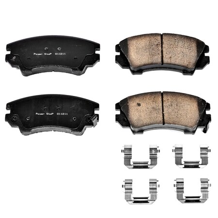 Powerstop Z17 Evolution Plus Disc Brake Pad - Front, 17-1404 17-1404
