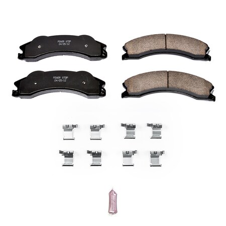 Powerstop Z17 Evolution Plus Disc Brake Pad - Rear, 17-1411 17-1411