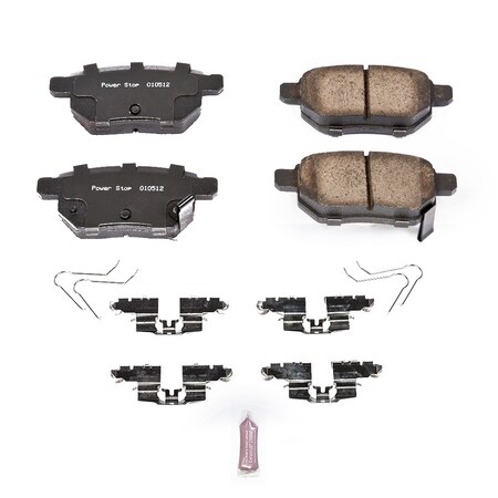 Powerstop Z17 Evolution Plus Disc Brake Pad - Rear, 17-1423 17-1423