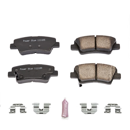 Powerstop Z17 Evolution Plus Disc Brake Pad - Rear, 17-1445 17-1445