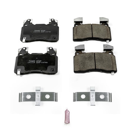 Powerstop Z17 Evolution Plus Disc Brake Pad - Front, 17-1474A 17-1474A