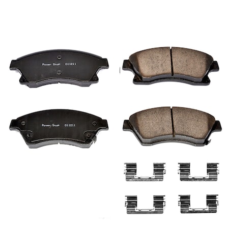 Powerstop Z17 Evolution Plus Disc Brake Pad - Front, 17-1522 17-1522