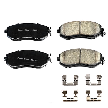 Powerstop Z17 Evolution Plus Disc Brake Pad - Front, 17-1539 17-1539