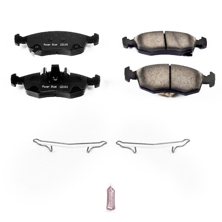 Powerstop Z17 Evolution Plus Disc Brake Pad - Front, 17-1568 17-1568