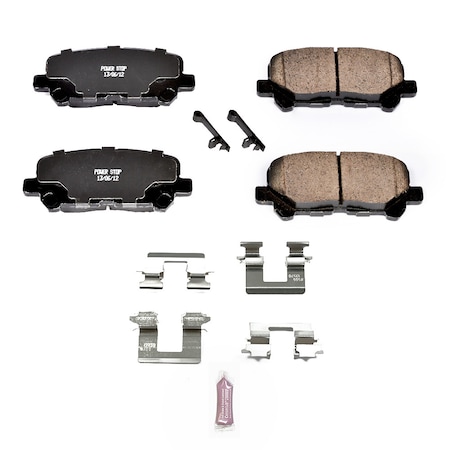 Powerstop Z17 Evolution Plus Disc Brake Pad - Rear, 17-1585 17-1585