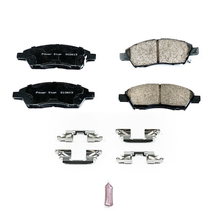 Powerstop Z17 Evolution Plus Disc Brake Pad - Front, 17-1592 17-1592