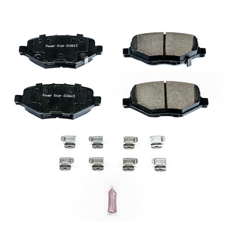 Powerstop Z17 Evolution Plus Disc Brake Pad - Rear, 17-1612 17-1612