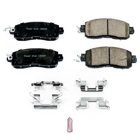 Powerstop Z17 Evolution Plus Disc Brake Pad - Front, 17-1650 17-1650