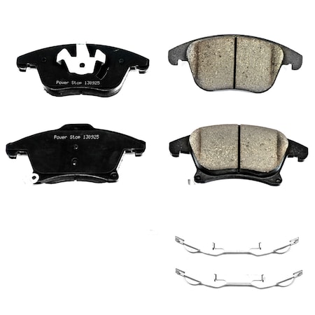 Powerstop Z17 Evolution Plus Disc Brake Pad - Front, 17-1653 17-1653