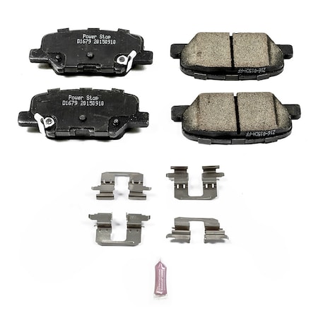 Powerstop Z17 Evolution Plus Disc Brake Pad - Rear, 17-1679 17-1679