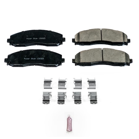 Powerstop Z17 Evolution Plus Disc Brake Pad - Rear, 17-1691 17-1691