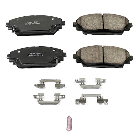 Powerstop Z17 Evolution Plus Disc Brake Pad - Front, 17-1728 17-1728