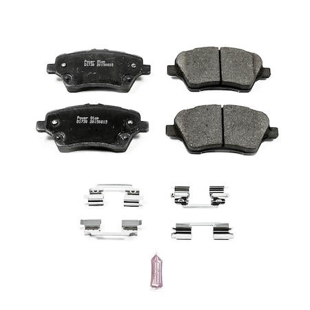 Powerstop Z17 Evolution Plus Disc Brake Pad - Front, 17-1730 17-1730