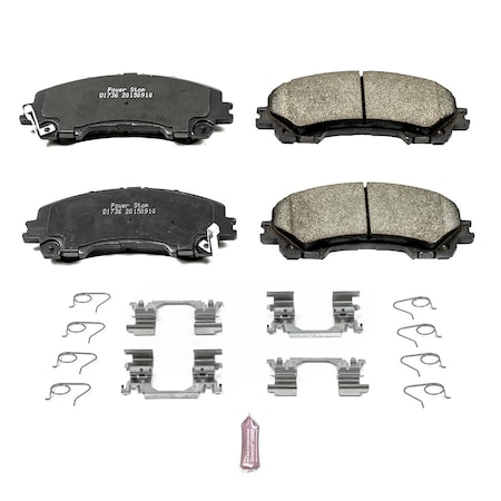Powerstop Z17 Evolution Plus Disc Brake Pad - Front, 17-1736 17-1736