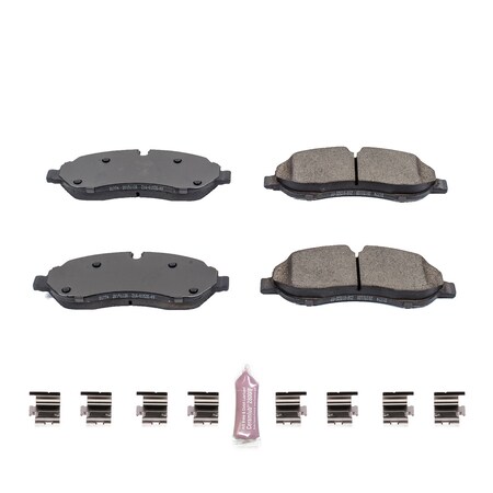 Powerstop Z17 Evolution Plus Disc Brake Pad and Hardware Kit, 17-1774, Front 17-1774
