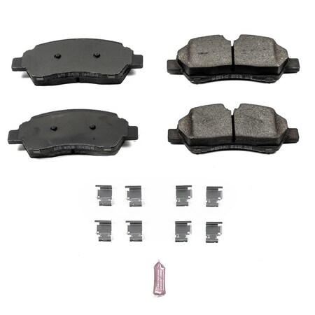 Powerstop Z17 Evolution Plus Disc Brake Pad and Hardware Kit, 17-1775, Rear 17-1775