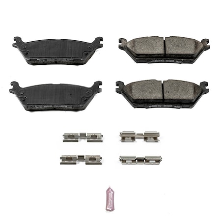 Powerstop Z17 Evolution Plus Disc Brake Pad - Rear, 17-1790 17-1790
