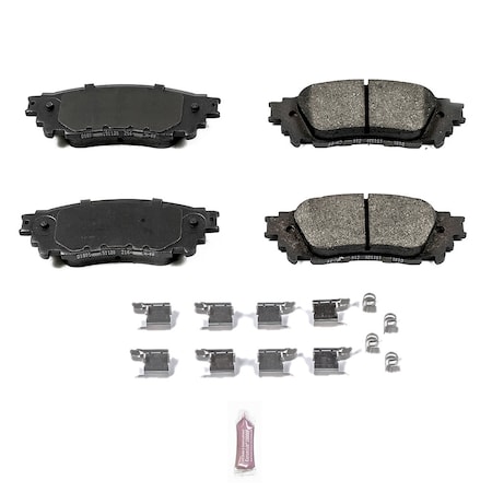 Powerstop Z17 Evolution Plus Disc Brake Pad and Hardware Kit, 17-1805 17-1805