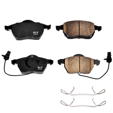 Powerstop Z17 Evolution Plus Disc Brake Pad - Front, 17-840 17-840