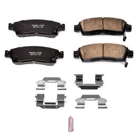 Powerstop Z17 Evolution Plus Disc Brake Pad - Rear, 17-883 17-883