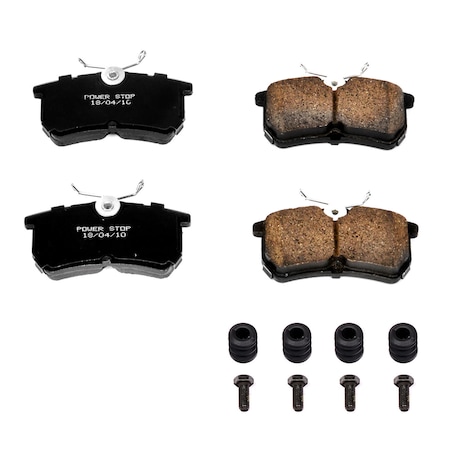 Powerstop Z17 Evolution Plus Disc Brake Pad - Rear, 17-886 17-886