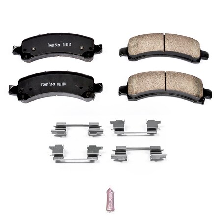 Powerstop Z17 Evolution Plus Disc Brake Pad - Rear, 17-974 17-974