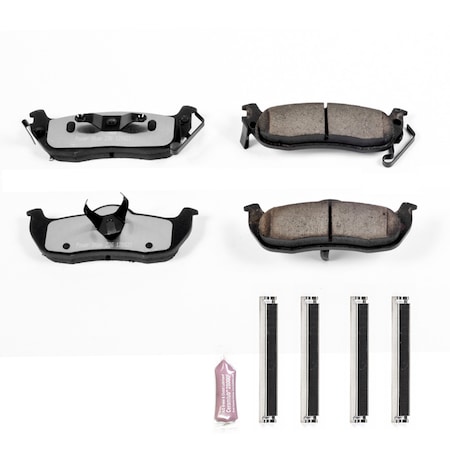 Powerstop Truck & Tow Severe Duty Brake Pad & Hardware Kit - Rear, Z36-1041 Z36-1041