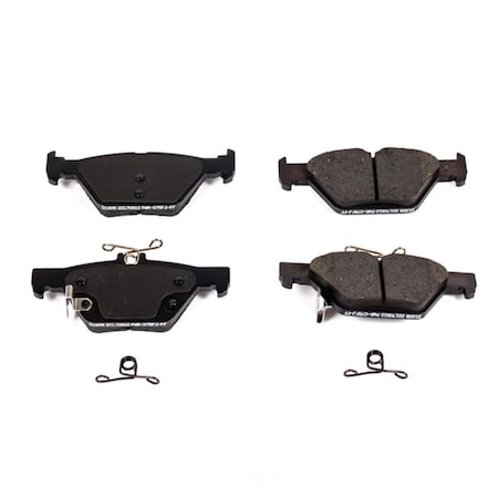 Powerstop Z17 Evolution Plus Disc Brake Pad - Rear, 17-1808 17-1808