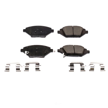 Powerstop Z17 Evolution Plus Disc Brake Pad - Front, 17-1864 17-1864
