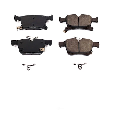Powerstop Z17 Evolution Plus Disc Brake Pad and Hardware Kit, 17-1901 17-1901