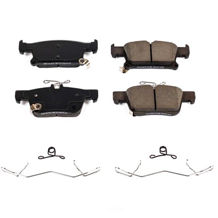 Powerstop Z17 Evolution Plus Disc Brake Pad - Rear, 17-1923 17-1923