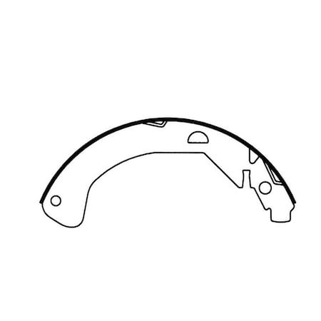 Centric Parts Drum Brake Shoe, 111.07951, Rear 111.07951
