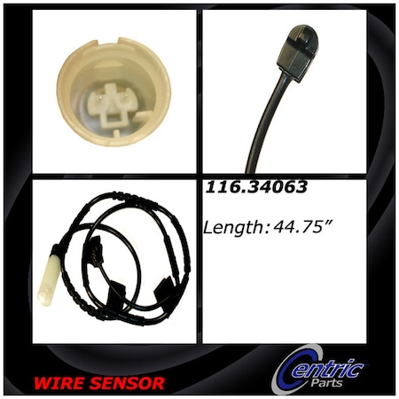 Centric Parts Disc Brake Pad Wear Sensor 2011-2015 Mini Cooper 1.6L, 116.34063 116.34063