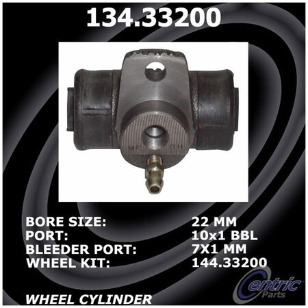 Centric Parts Drum Brake Wheel Cylinder 1955-1965 Volkswagen Transporter 1.2L 134.33200