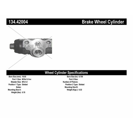 Centric Parts Power Steering Pressure Line Hose Assembly 1997-1998 Ford Windstar 134.42004