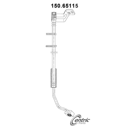 Centric Parts Brake Hydraulic Hose - Front Right, 150.65115 150.65115